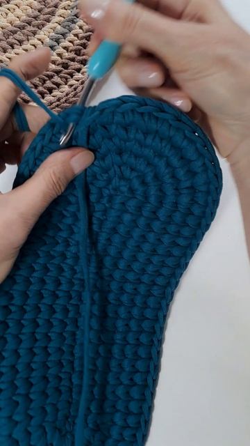 Обвязка с изнанки.