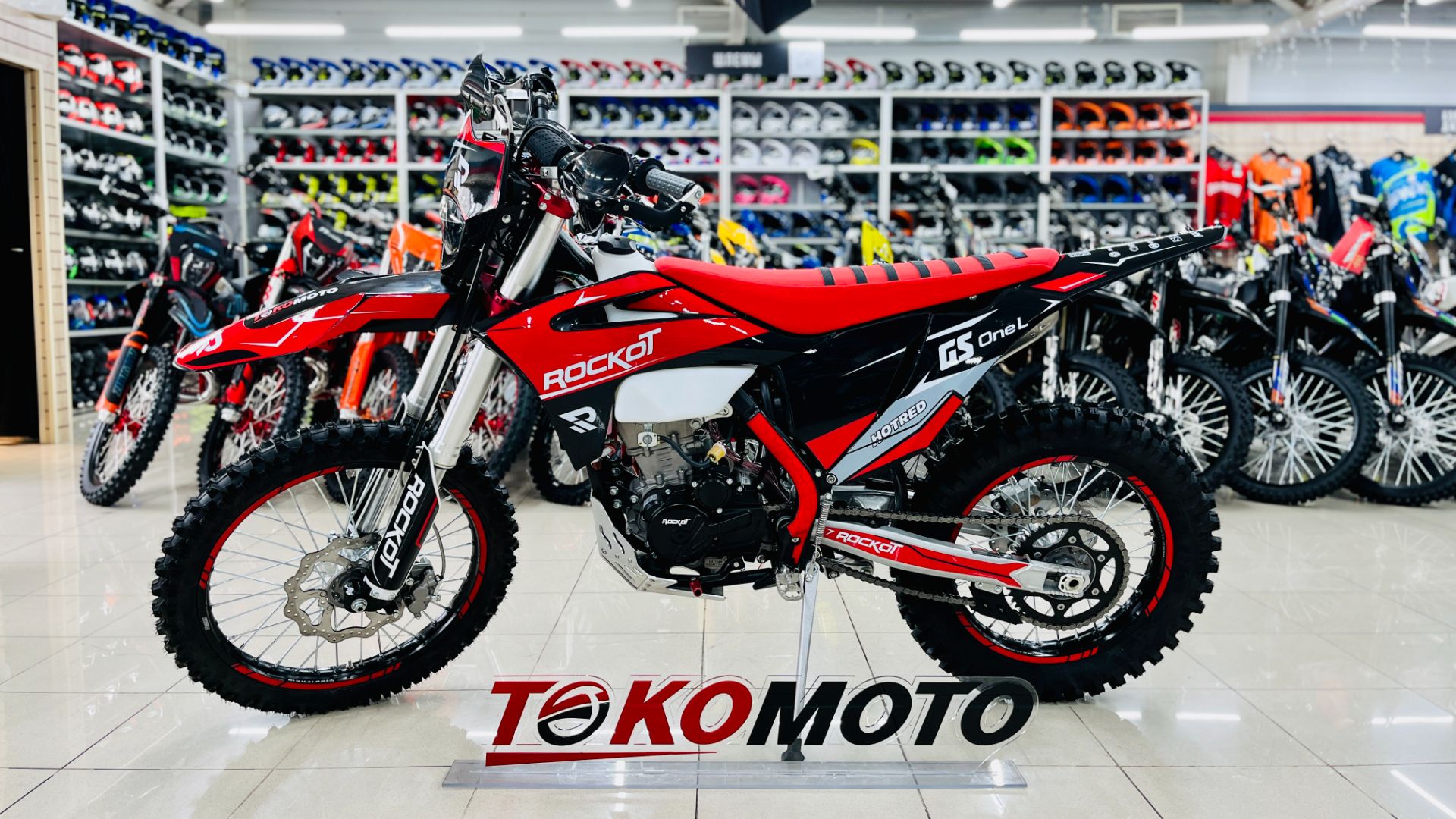 Мотоцикл эндуро ROCKOT GS1-L Hotred (176MN YBS300)