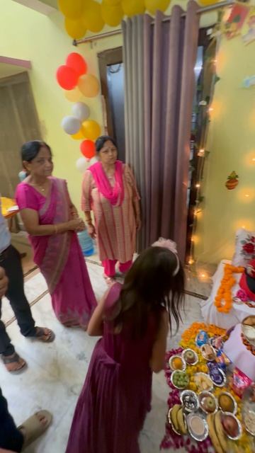 У малышки первая церемония