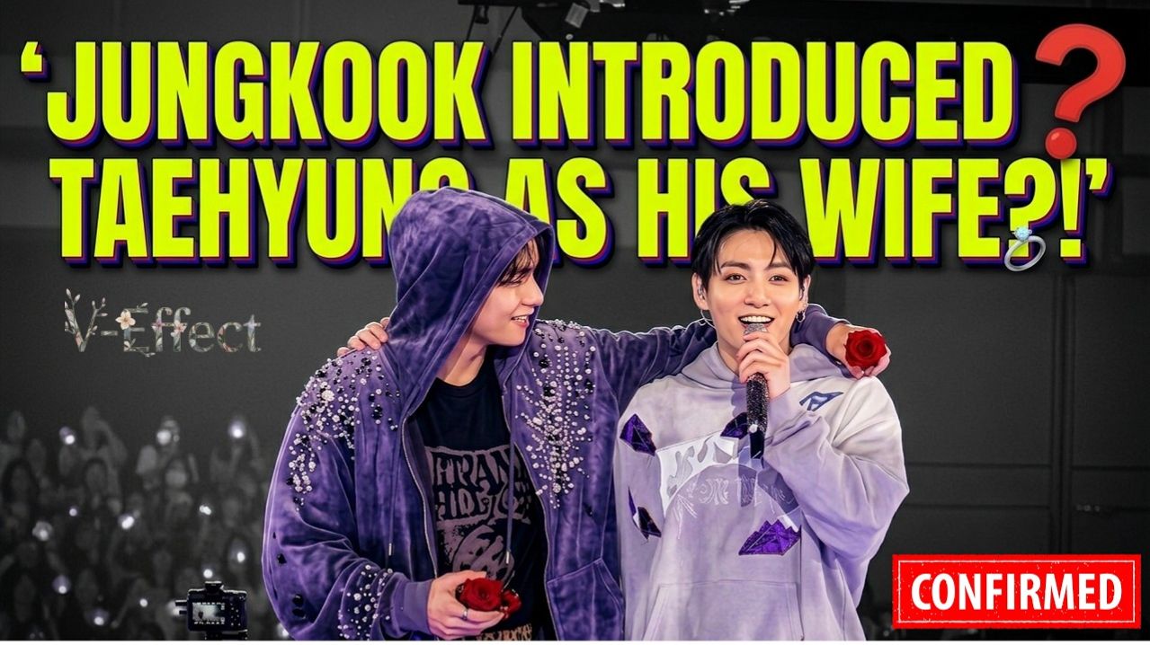 Чонгук представил всем Тэхёна как своего спутника по жизни на стадионе в Гояне