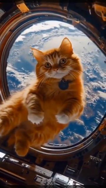 котик в космосе