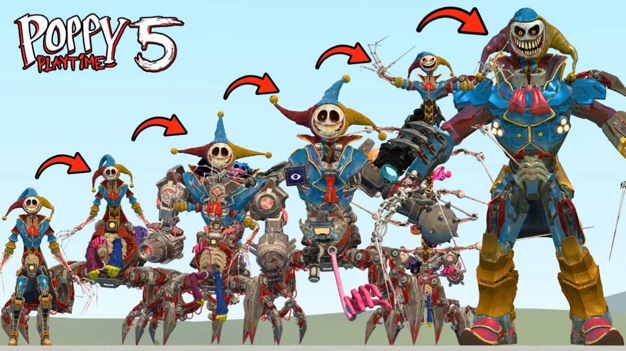 НОВАЯ ЭВОЛЮЦИЯ МЕХА-ПРОТОТИПА ТИТАНА POPPY PLAYTIME ГЛАВА 5 В Garry's Mod