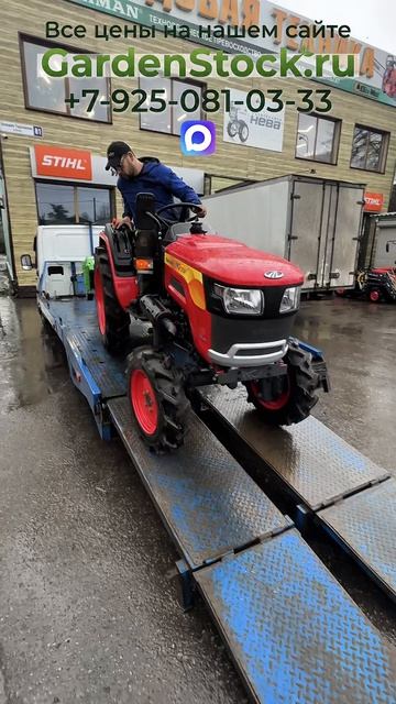 Mahindra JIVO 225 DI 4WD люди распробывали и начали покупать) #минитрактор #трактор #gardenstock