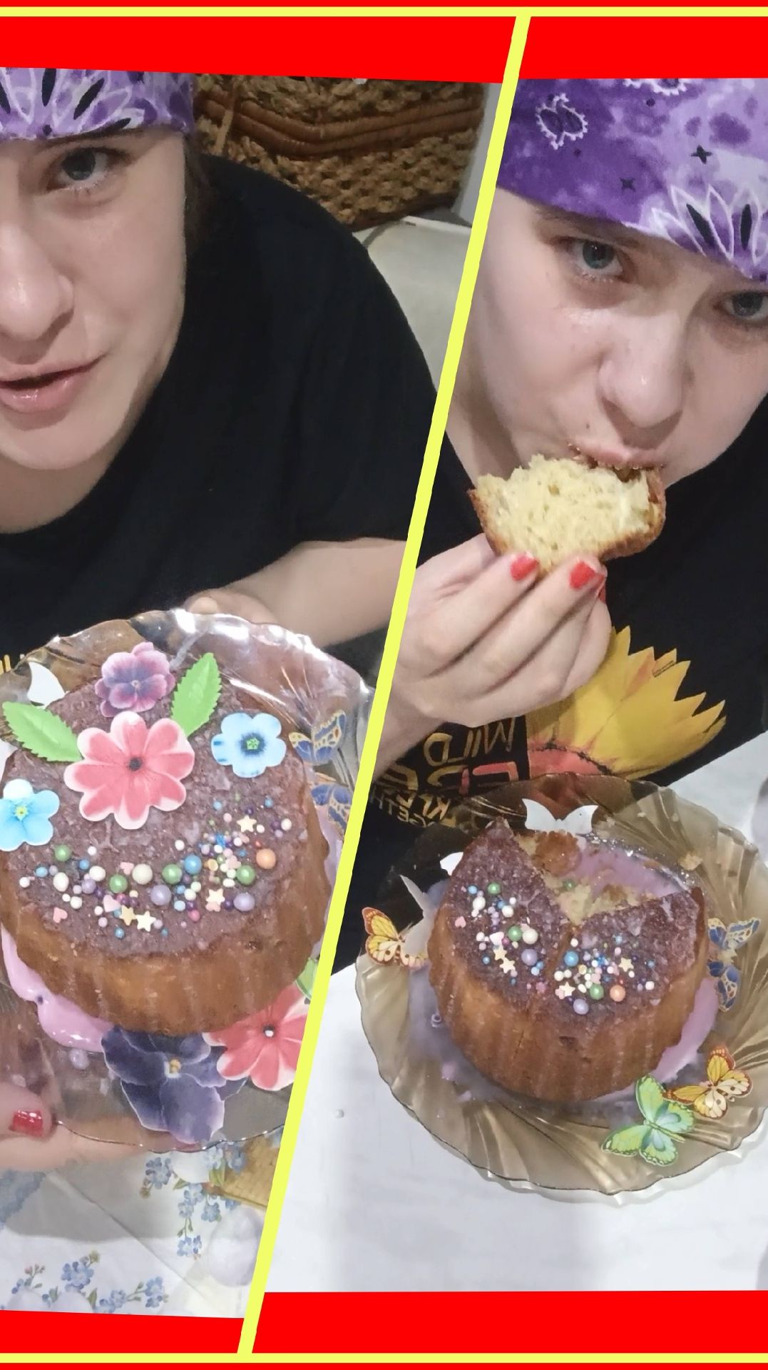 Кулич L мукбанг