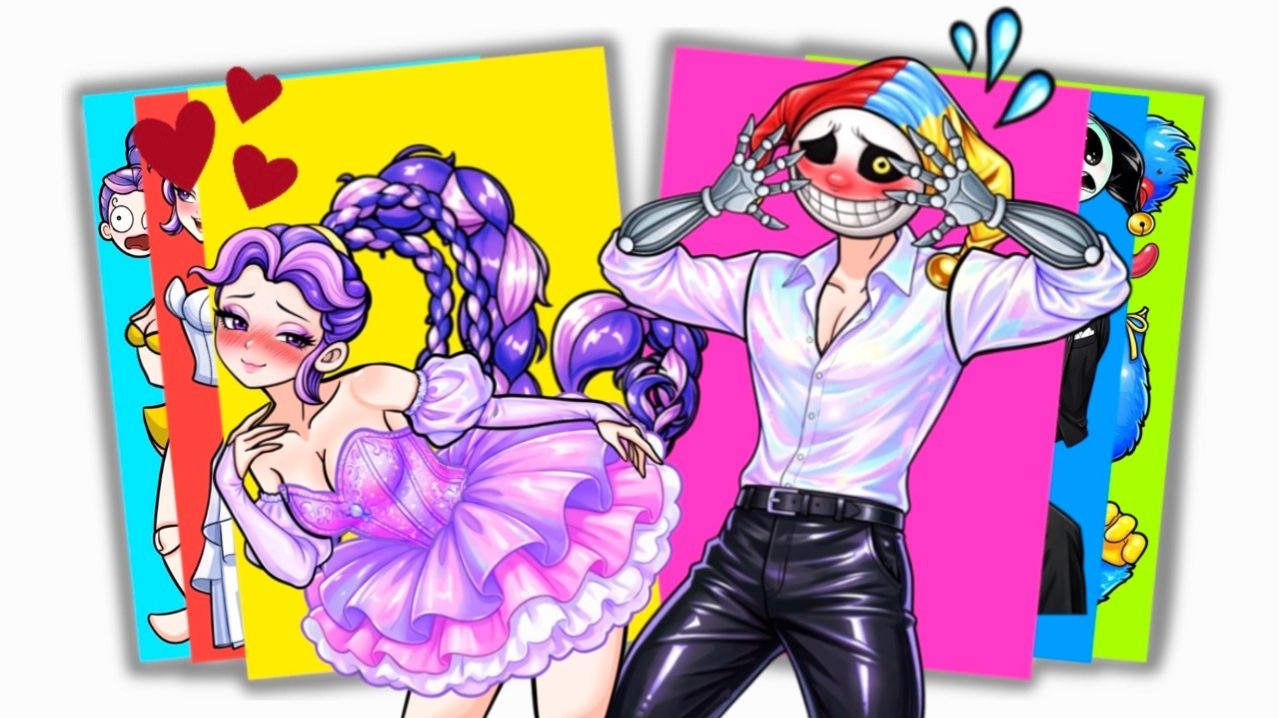 Poopy Playtime 5 — Секрет?? ЛИЛИ ЛАВБРЕЙДС ЛЮБИТ ПРОТОТИПА | DIY Книга наклеек