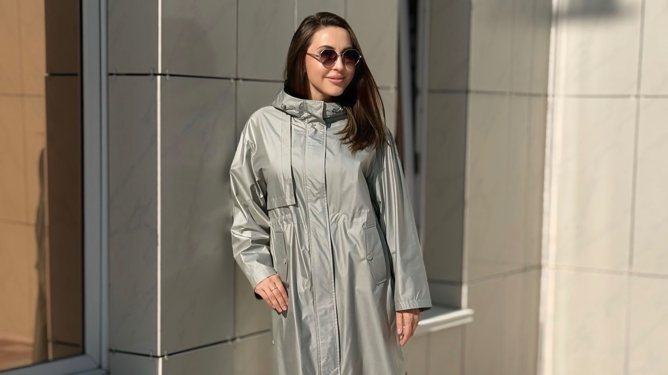 ▫️ НОВИНКА!  Плащ из влаго и ветрозащитной ткани на тоненьком подкладе