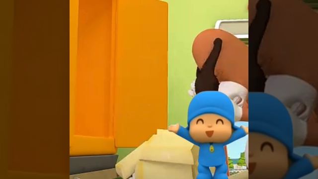 Кики упал! А Покойо смеётся