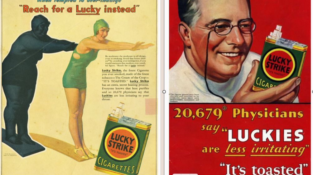 Техники манипулирования сознанием в маркетинге и переговорах. Как женщин курить научили.