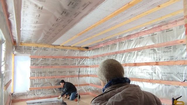 Мини-дом-каркасник. Участок с нуля. Часть №37