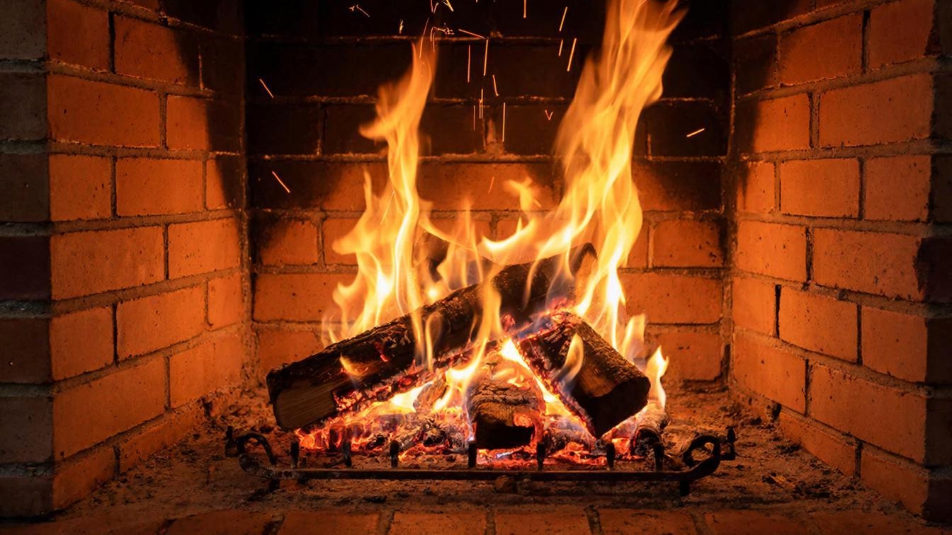 Звуки для сна. Лучший расслабляющий камин. Звуки огня и потрескивающихся дров в камине. Видео