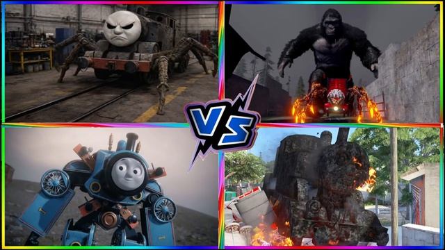 МУЛЬТИКИ ПРО ПАРОВОЗИКИ Томас Мутант против Доброго Поезда 🚂 БИТВА МОНСТРОВ