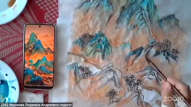 Рисование с Людмилой Мешковой  16.4 18:00