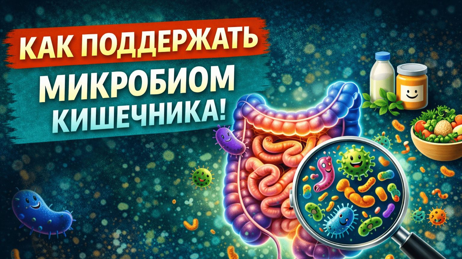 Как поддержать микробиом кишечника