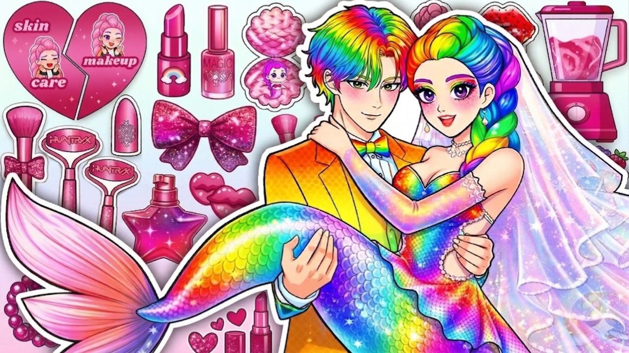 СИЯЮЩАЯ КРАСОТА РУМИ И ЗОИ 💄♀️ Уход за кожей ОХОТНИЦ НА ДЕМОНОВ из бумаги своими руками 💄 Мультики