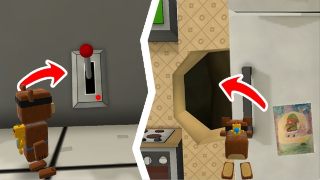 СЕКРЕТНЫЙ ТУННЕЛЬ ЗА ХОЛОДИЛЬНИКОМ В ДОМЕ ГИГАНТА! /Прохождение игры Super Bear Adventure