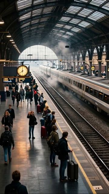 Уходящие поезда, оставляющие только надежду #печаль #поезд #разлука