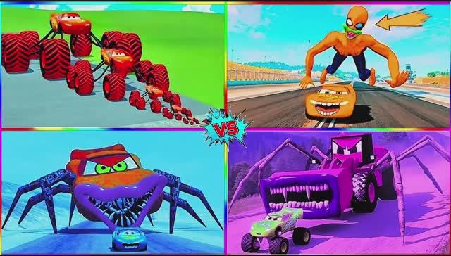 МУЛЬТИК ПРО МАШИНКИ: ГИГАНТСКИЙ МОЛНИЯ МАКВИН ПОЖИРАТЕЛЬ И ЕГО ПРИКЛЮЧЕНИЯ ⚡🚗