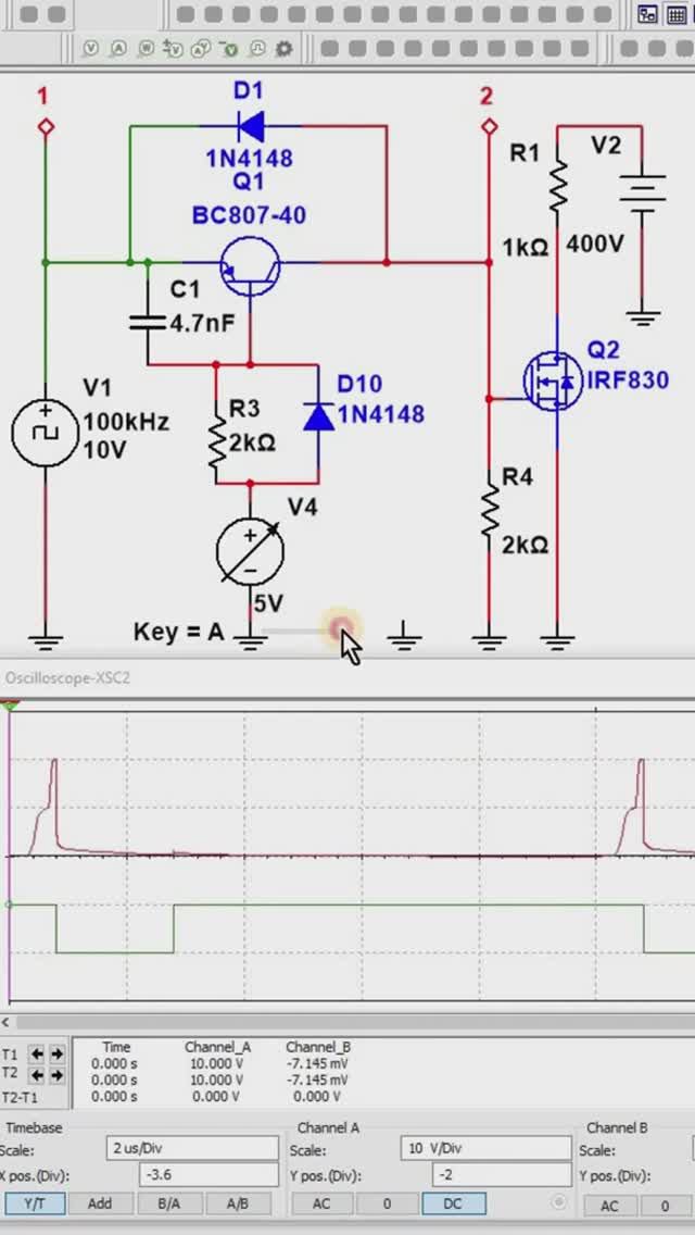Простая линия задержки импульса  для формирования мертвого времени - Dead Time.