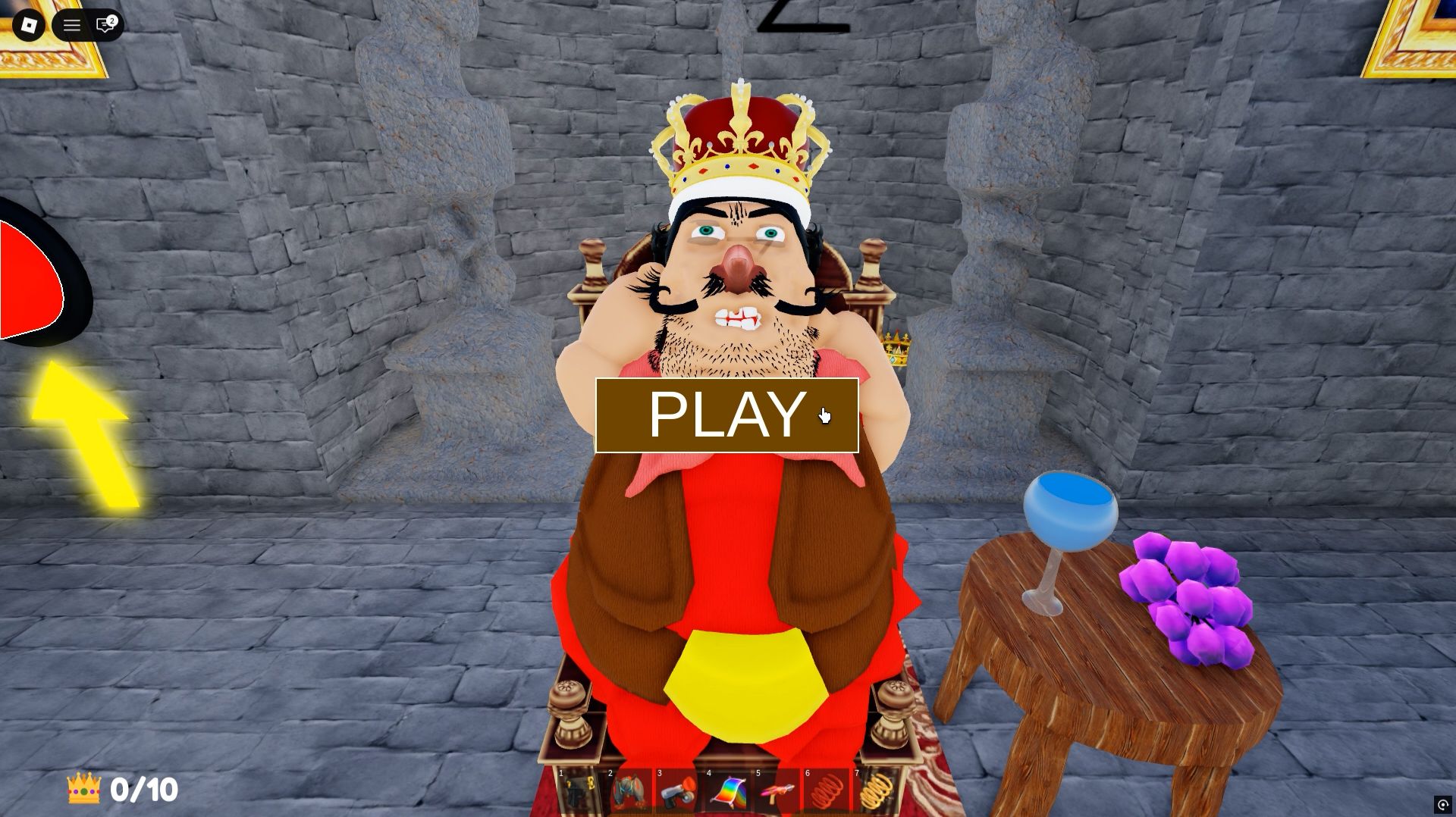 Побег из королевского замка в роблоксе. Скоростное прохождение