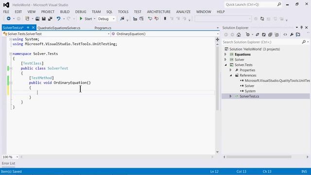 1-1-7-3 Создание модульного теста