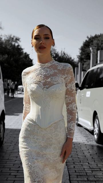 Свадебное платье Лонда из коллекции «Sea Pearl» 2025 от бренда Габбиано