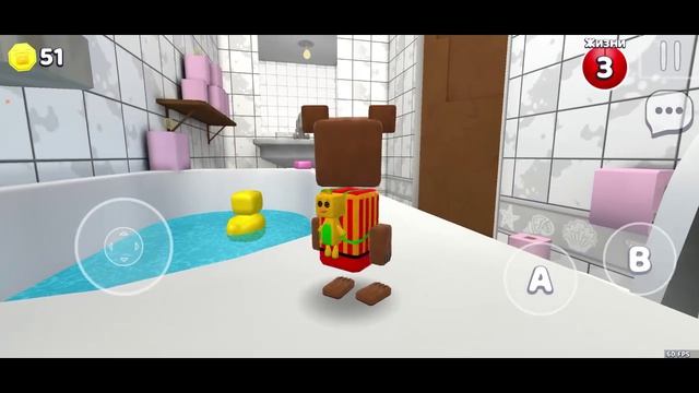 Malai & Papa играют в Super Bear Adventure гигантский дом  часть 2