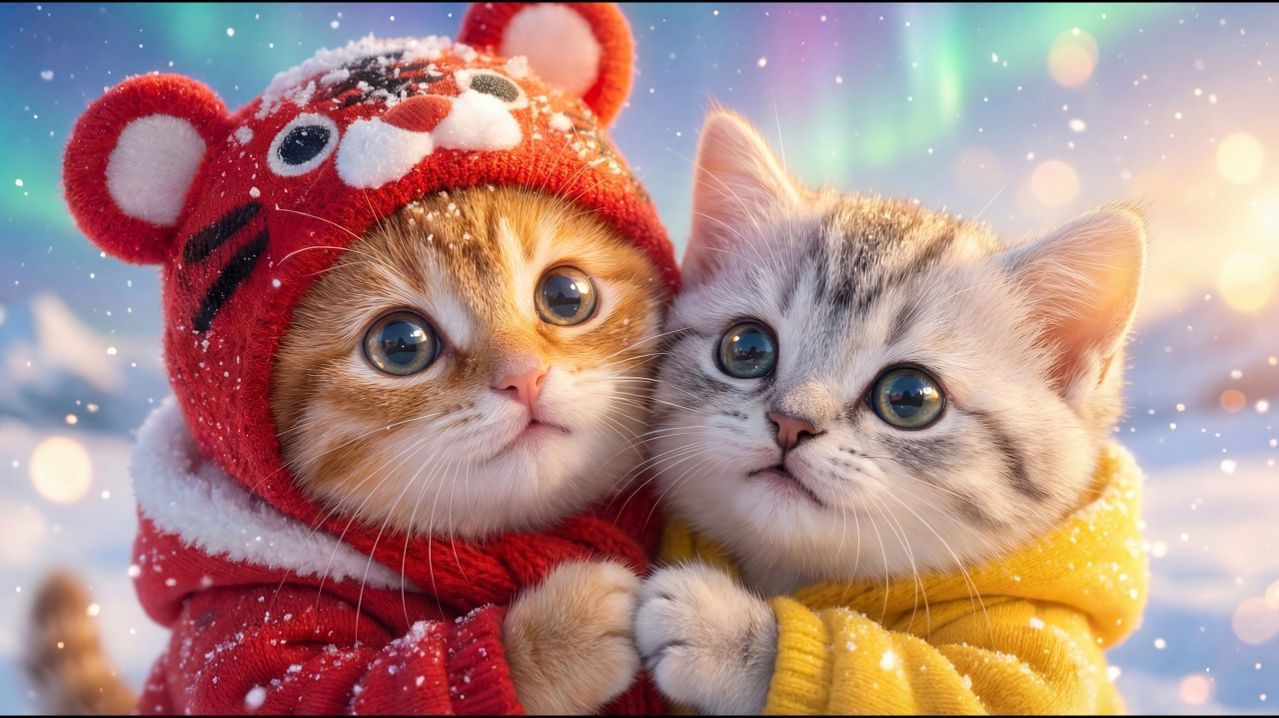 Я думал, это ВОЛК... Арктические приключения котенка! ❄️🐺 Мультик Для Детей | Мультики Для Малышей