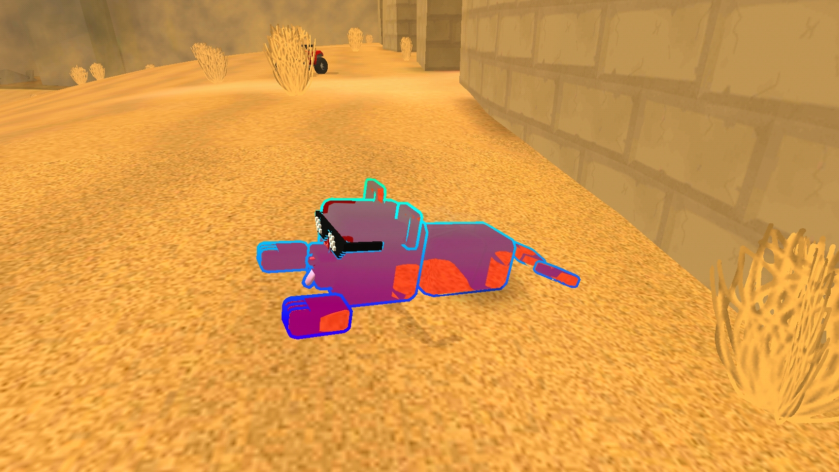 играе в Бут обезьяной и кошкой