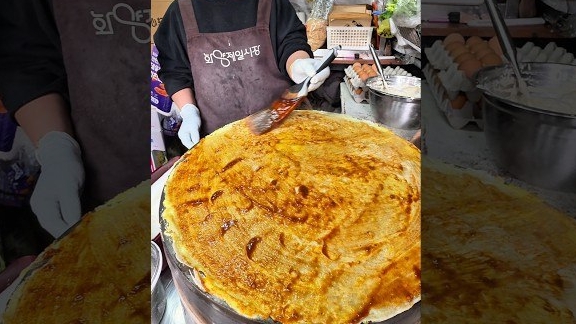 Корейская уличная еда Цзяньбин | Китайские блинчики