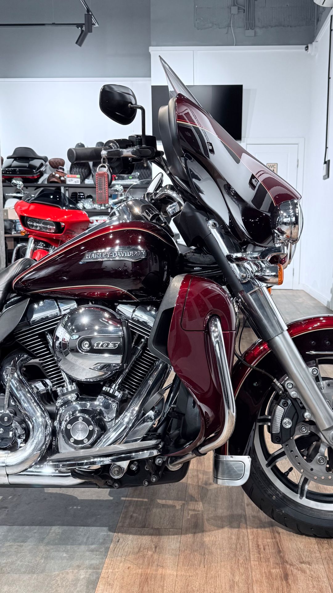 2015 HD Electra Glide Limited 103 ABS Dark Cherry 37K (VIN *5HD*4081)