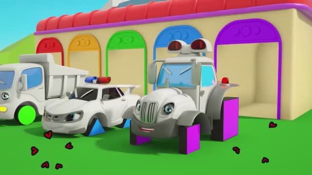 Мультики для детей - мультфильмы про машинки - учим английский детям - мультики про машинки