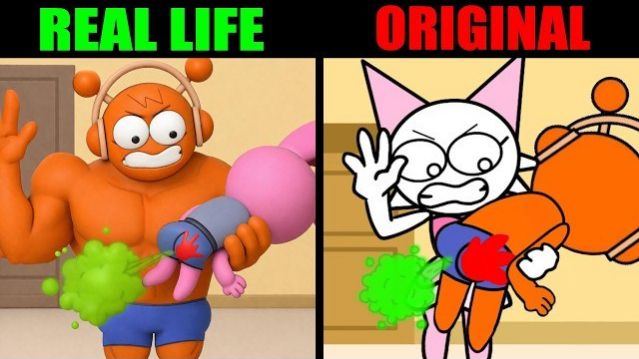 ЛУЧШИЕ ТИКТОКИСПРУНКИ SPRUNKI | ПИНКИ: ОПЯТЬ ЧТО-ТО ПОШЛО НЕ ТАК 💨 | РЕАЛЬНАЯ ЖИЗНЬ ПРОТИВ ОРИГИНАЛ