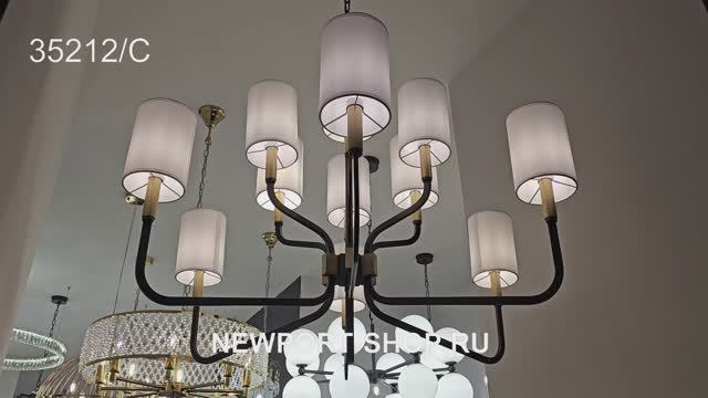 Люстра Newport 35212/С Black+brass