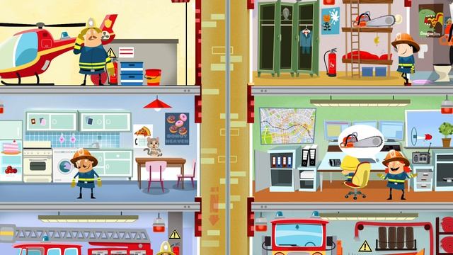 пожарники мультфильм для детей