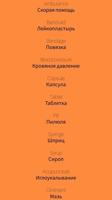 Медицина 1 Medicine 1