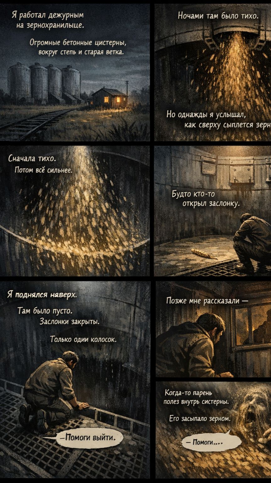 🌾 Зернохранилище #мистика #хоррор #аудиорассказ #страшнаяистория