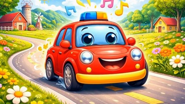 Би-Би Машинка 🚗 Песенка для Малышей | Весёлые Гонки и Звуки Транспорта