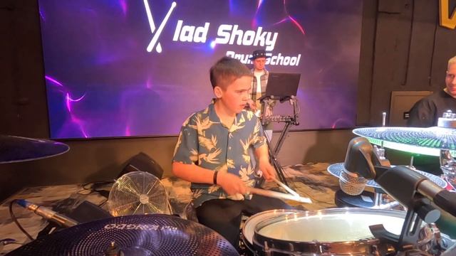 Артем Князев 12 лет Drum Cover Praise The Lord / My Generation / The Prodigy - Breathe + Соло