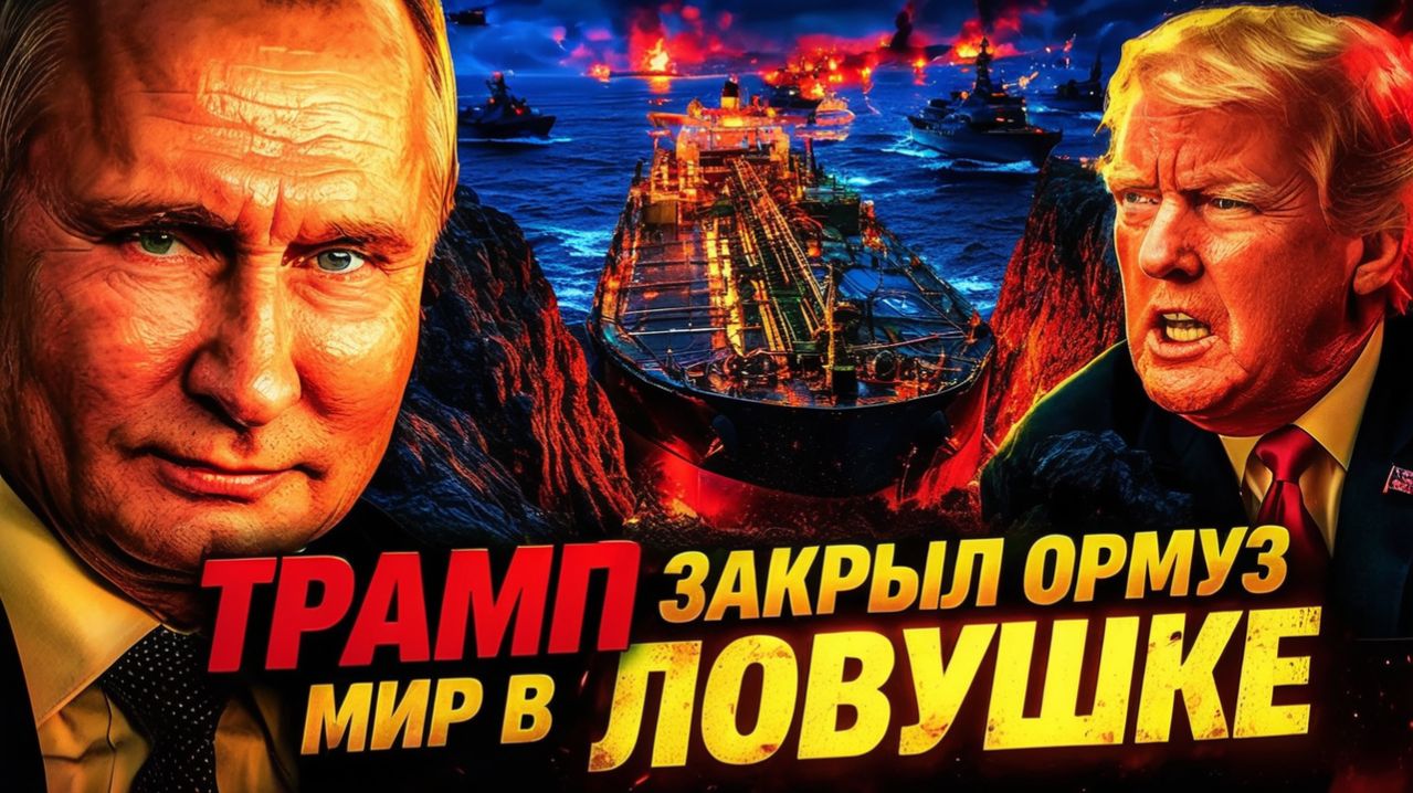 КИТАЙ У ВОРОТ КОМУ ВЫГОДЕН «ХАОС»  ТРАМП И ДВОЙНАЯ БЛОКАДА ОРМУЗА, ЗАГНАЛ СОЮЗНИКОВ В ЛОВУШКУ