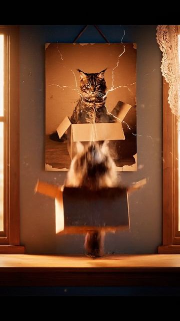 Кот в обратном времени #cat #видосыоткота #cute #веселыекоты #прикольныекоты #прикольныекоты