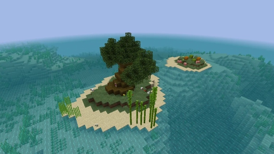 выживание на острове в маинкрафт 1 часть