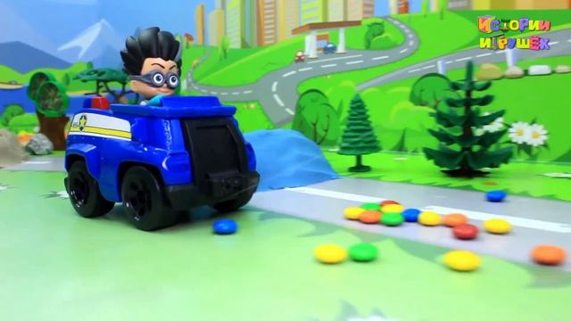 Видео для детей - Игрушки Щенячий Патруль у видео про машинки для мальчиков.