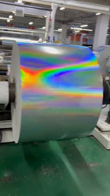 0407metal Paper Box Holographic Paper Metalic Metallized Package Box Paper 271