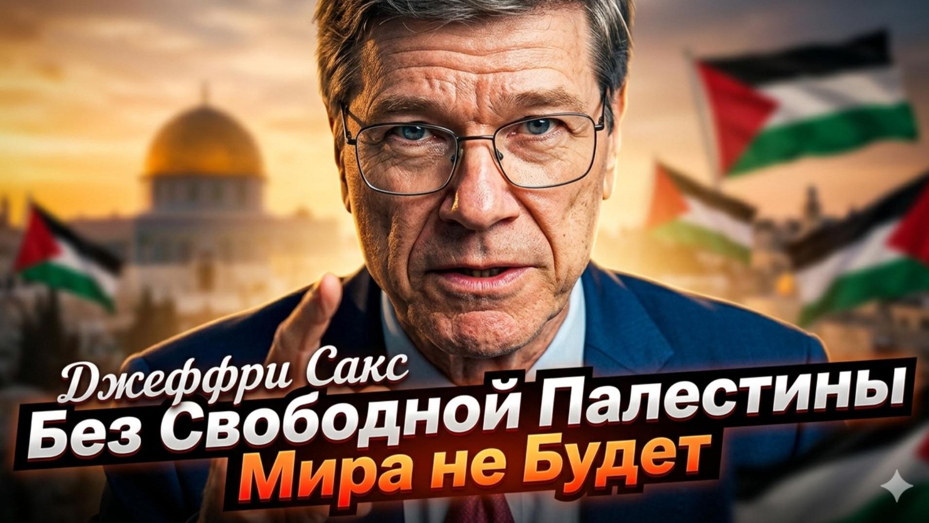 🚨 Джеффри Сакс | МИРА НЕ БУДЕТ без свободной Палестины – это аксиома
