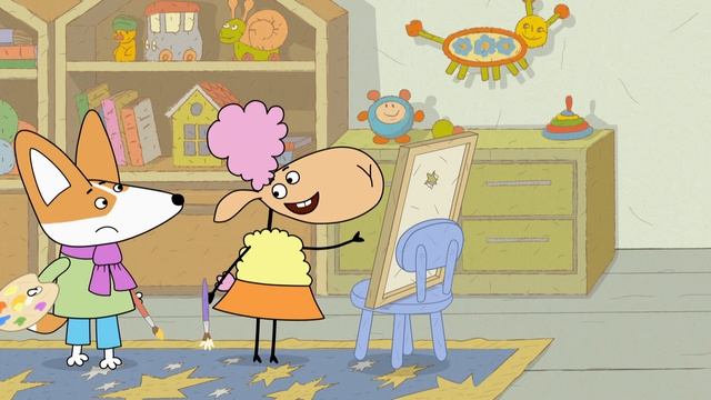 🐏🌴ВЕСЕЛЬЕ  у овечек 🐏Ценная картина 🦜Мультфильмы для детей 🦥Серия №84