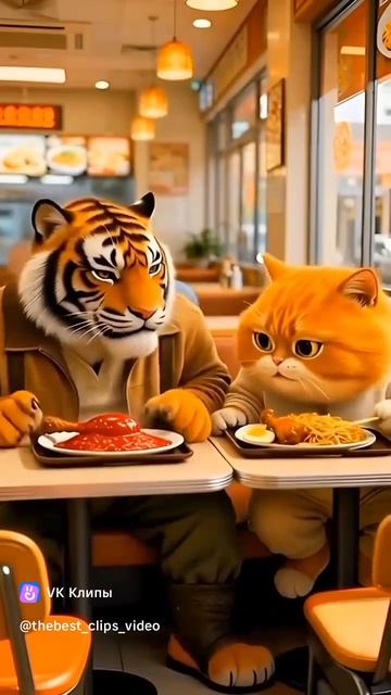 Тигр против рыжего кота в ИИ