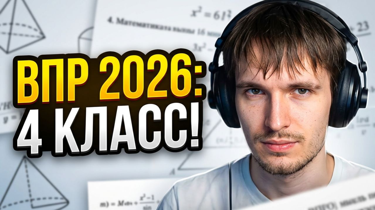 ВПР ПО МАТЕМАТИКЕ 4 КЛАСС 2026