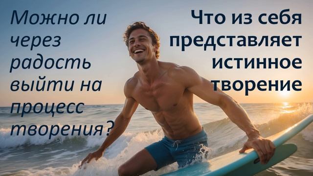Можно ли через радость выйти на процесс творения