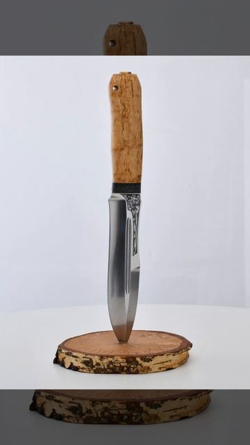 Скорпион карельская береза 95Х18 - 360 градусов