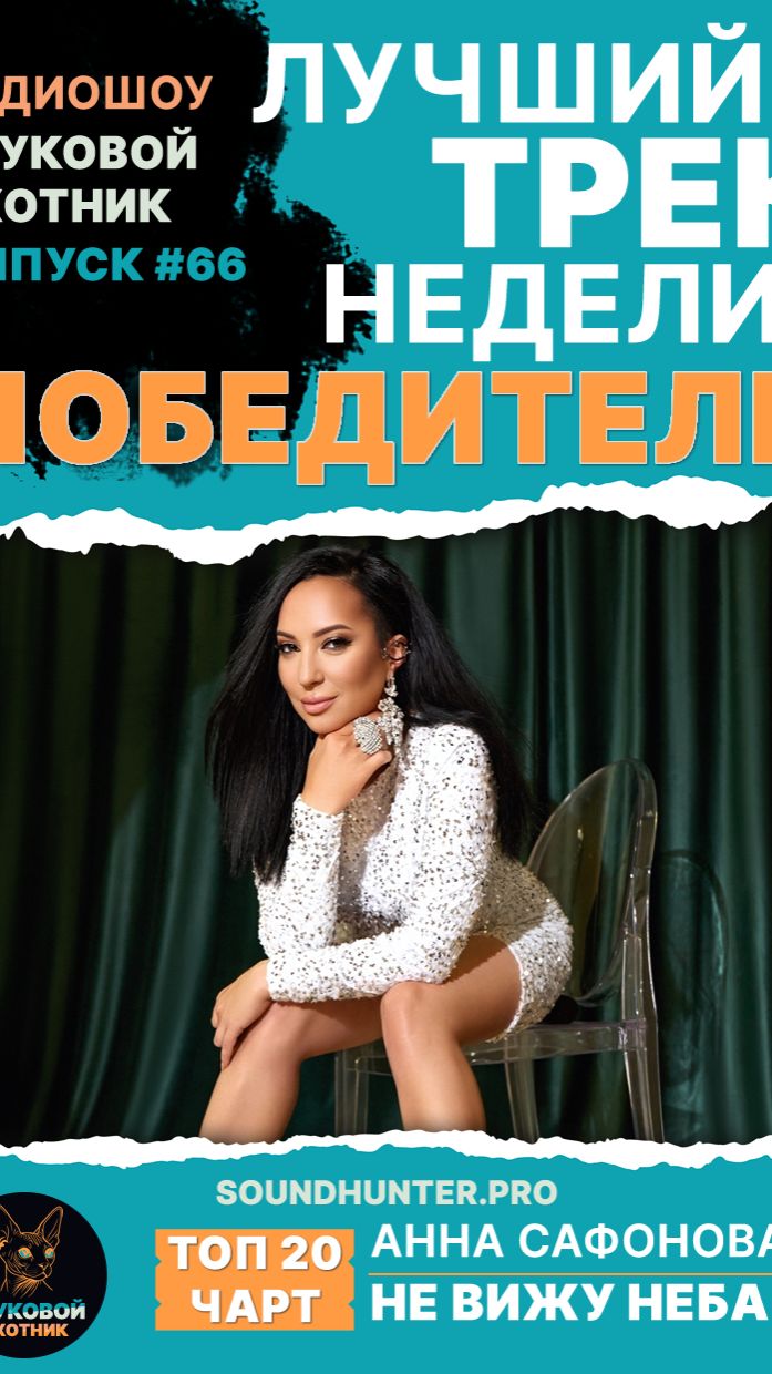 Более 1800 проголосовавших и 839 голосов победителя! Лучший трек недели Анна Сафонова - Не вижу неба